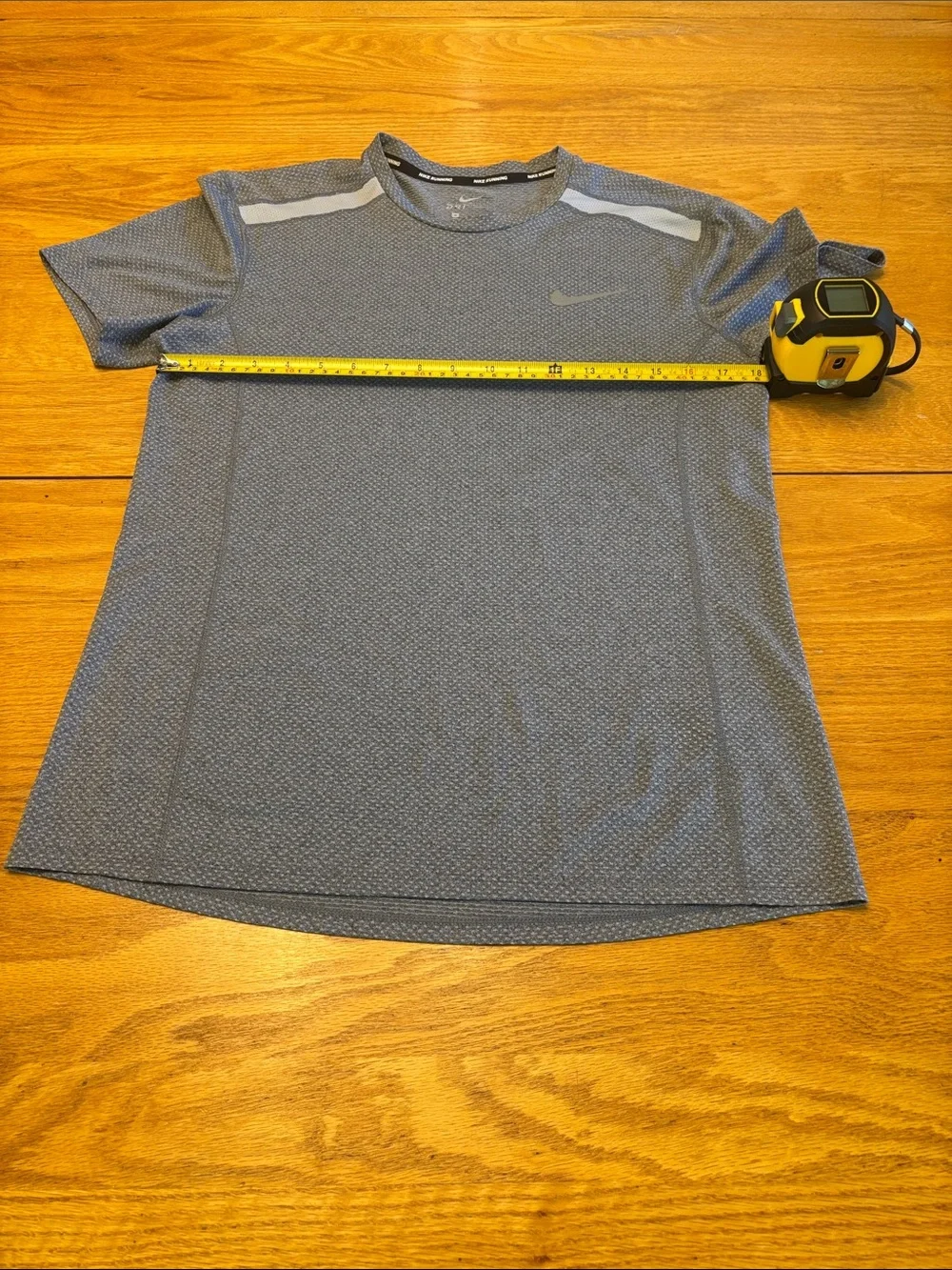 Nike Men’s Black & Gray Diagonal-Stripe Quarter-Zip + Blue & Light Gray Nike Top